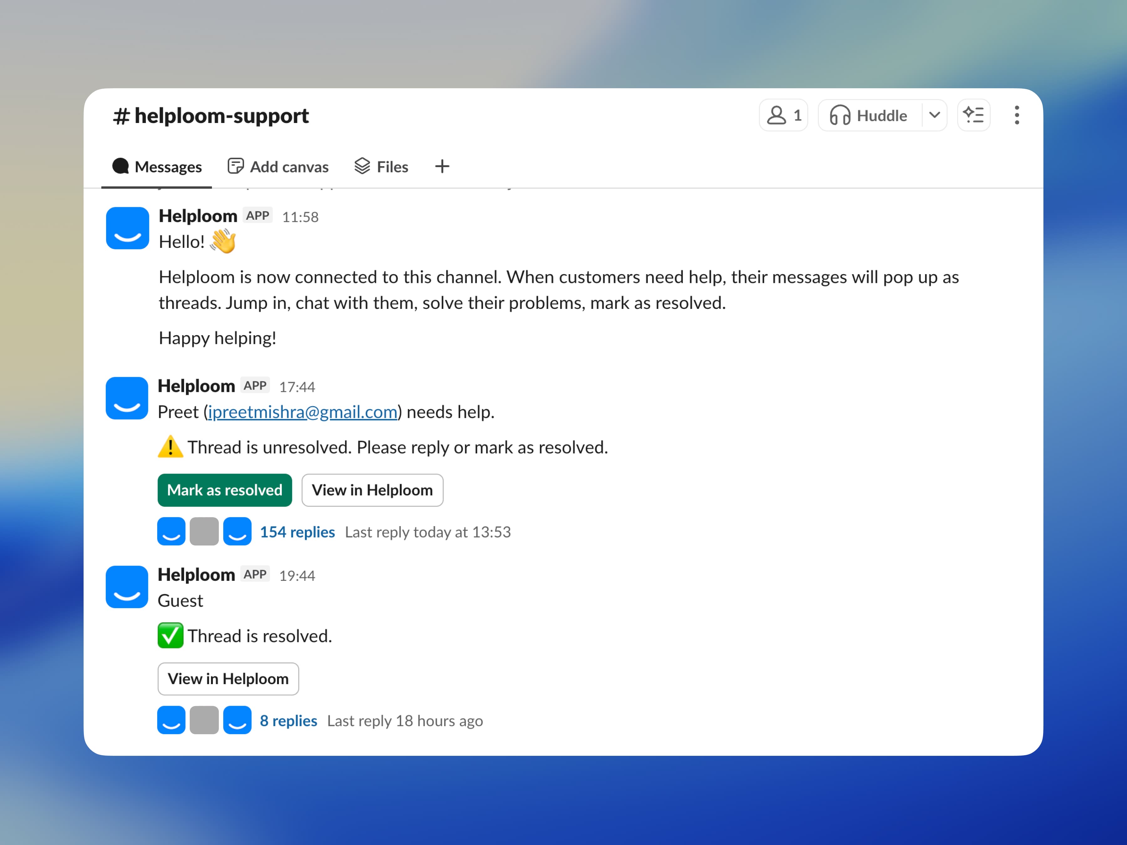 Slack Integration